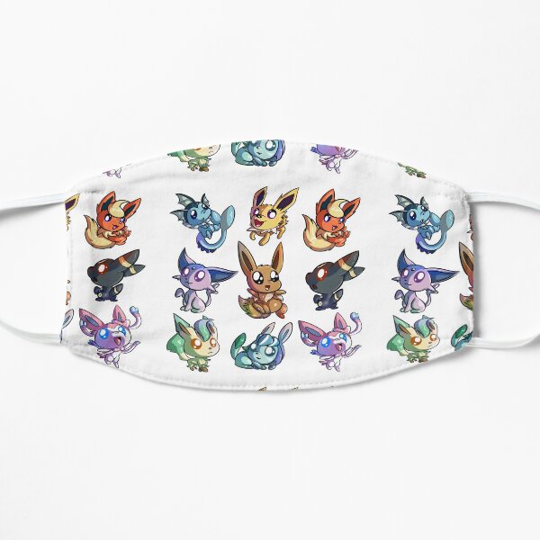 Cute Eeveelutions Flat Mask