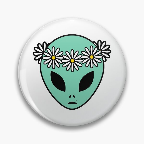 Item preview, Flower Child Alien Cartoon w/ White Background  designed and sold by AlwaysGrowing.