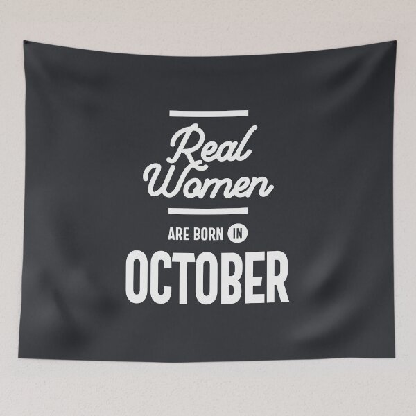 Item preview, Real Women Are Born In October Womens Birthday Gifts designed and sold by cidolopez.