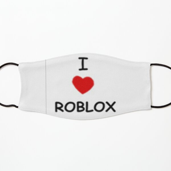 I Love Roblox Merch Mask By Emmetc123 Redbubble - roblox heart belt