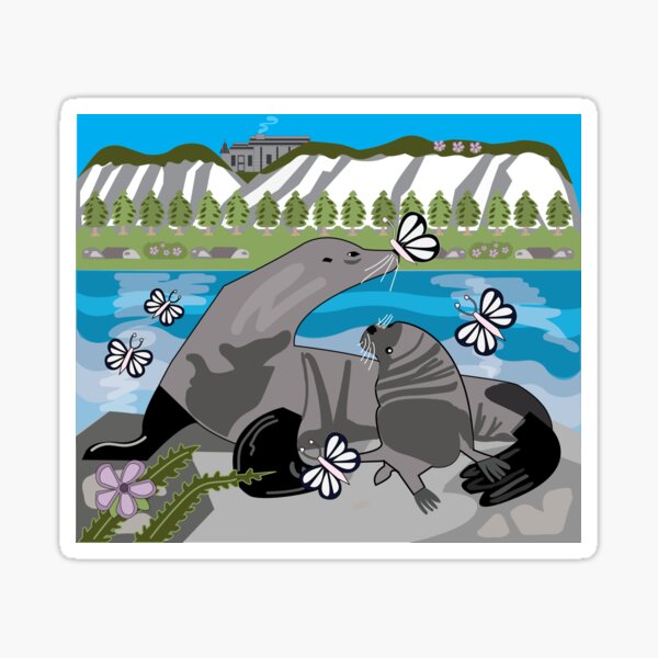 Seals By the Sea Sticker