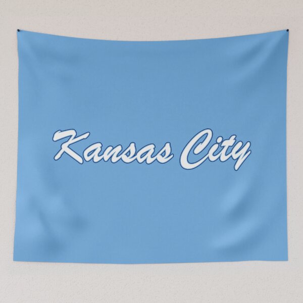 Item preview, Baseball Fan of Kansas City White and Blue on Light Blue designed and sold by gkillerb.