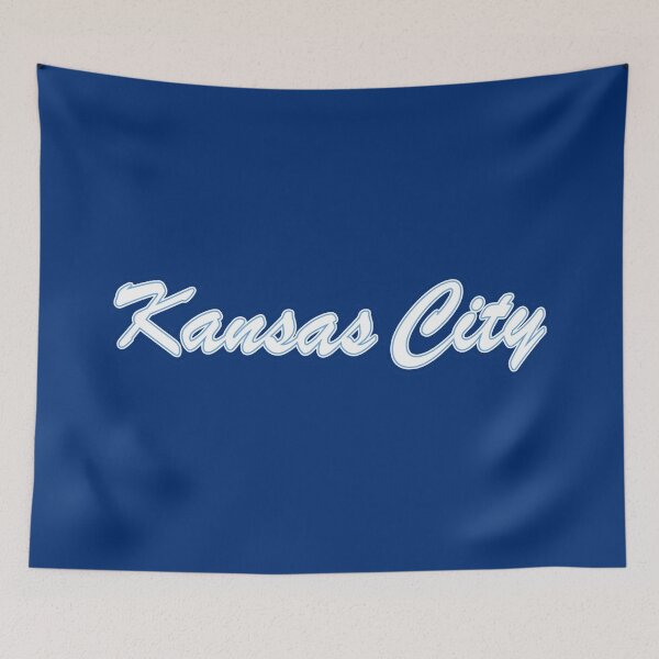 Item preview, Baseball Fan of Kansas City White and Light Blue on Blue designed and sold by gkillerb.