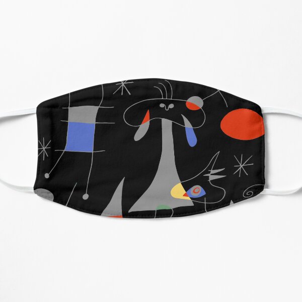 Joan Miro The Sun (El Sol) 1949 Painting Artwork For Prints Posters Tshirts Bags Women Men Kids Flat Mask