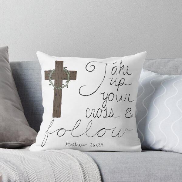Item preview, Matthew 16:24 take up your cross designed and sold by Mustard-Seeds.