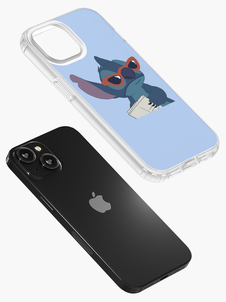 Stitch with red glasses iPhone Case by addiesunflower