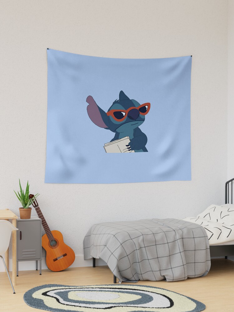 Stitch with red glasses Sticker by addiesunflower