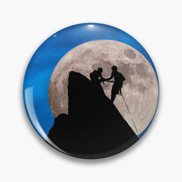 Item preview, Mountain Climbers Highlighted by the Moon designed and sold by Buckwhite.