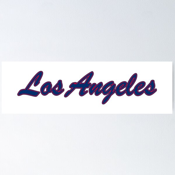 Item preview, Baseball Fan of Los Angeles Blue and Red on White (alt) designed and sold by gkillerb.