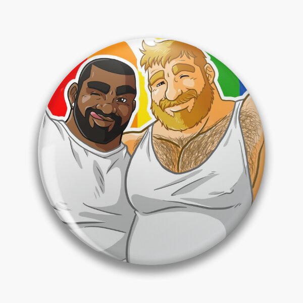 CHUCK AND MIKE LIKE PRIDE Pin