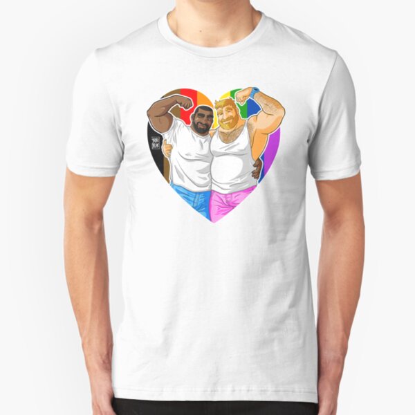 CHUCK AND MIKE LIKE PRIDE Slim Fit T-Shirt