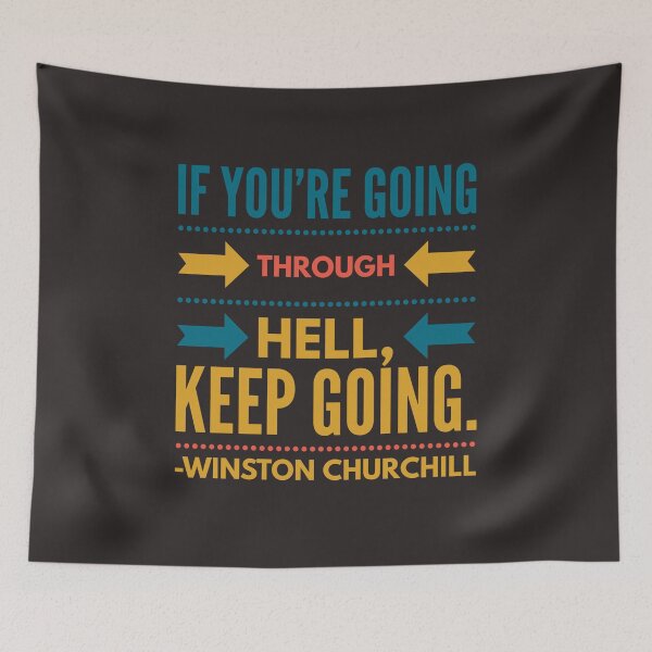 Item preview, Keep on going, don't mind hell designed and sold by PaperDreamPod.