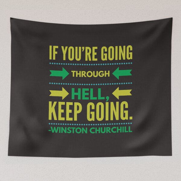 Item preview, Keep on going, don't mind hell designed and sold by PaperDreamPod.