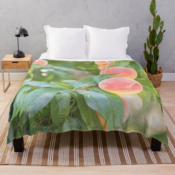 Item preview, Ripe Summer Peaches in an Okanagan Orchard designed and sold by Amy Mitchell.