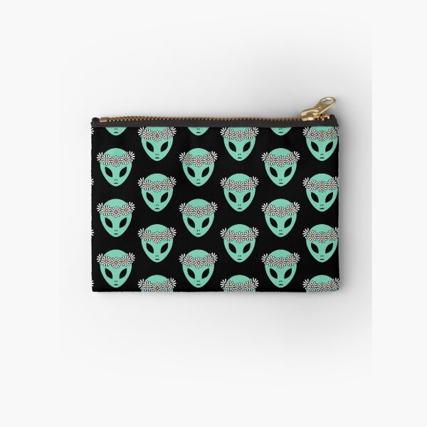 Item preview, Copy of Flower Child Alien Cartoon w/ Black Background  designed and sold by AlwaysGrowing.