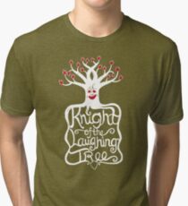 Camiseta de tejido mixto Caballero del árbol de la risa