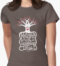 Camiseta entallada para mujer Caballero del árbol de la risa