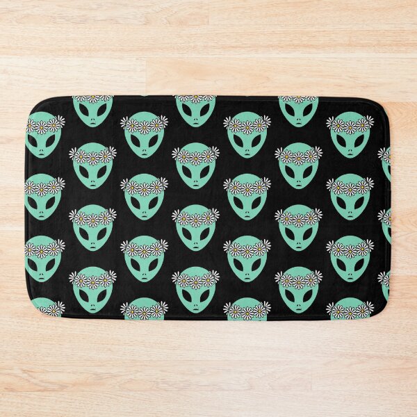 Item preview, Copy of Flower Child Alien Cartoon w/ Black Background  designed and sold by AlwaysGrowing.