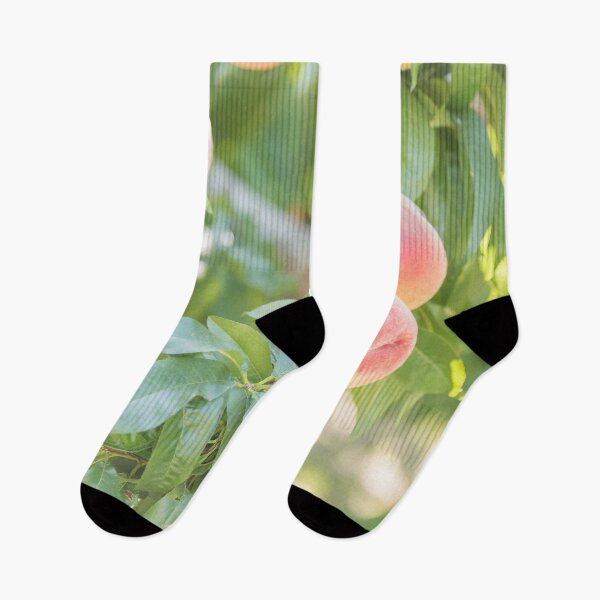 Item preview, Ripe Summer Peaches in an Okanagan Orchard designed and sold by Amy Mitchell.