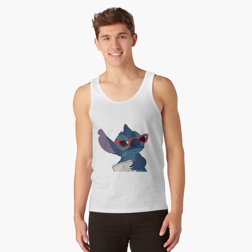 Disney Lilo And Stitch Sunglasses Men'S Tank Top – BlacksWhite