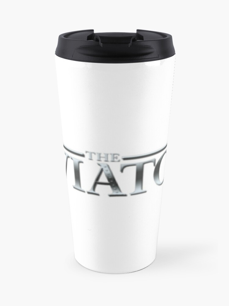 The Aviator 2004 Movie Logo Travel Mug By Baileymckinnon Redbubble