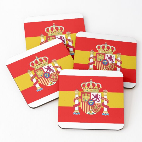 Item preview, Spanish coat of arms flag designed and sold by AidanMDesigns.
