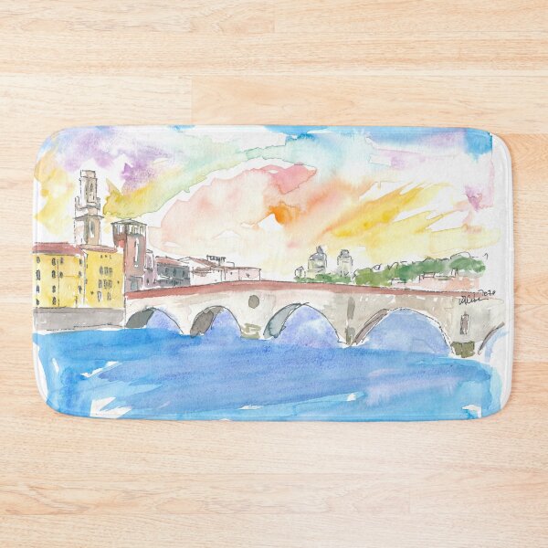 Item preview, Ponte Pietra Crossing Adige River In Verona designed and sold by artshop77.