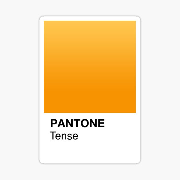 Pantone Orange Stickers Redbubble