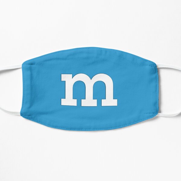 m&m Blue Flat Mask