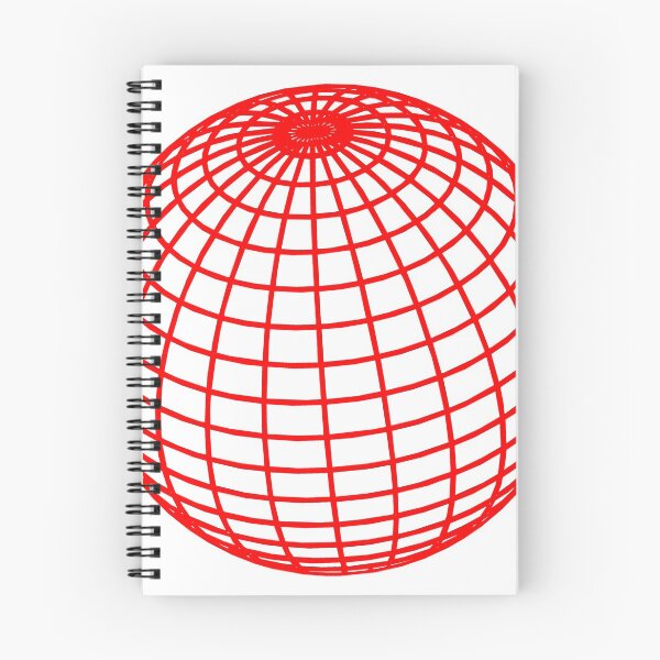 Item preview, Globe Grid Red designed and sold by Karibubble.
