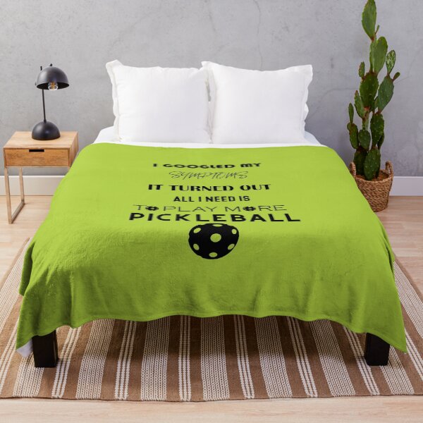 Item preview, Pickleball - funny  black on green designed and sold by EvieWoj.