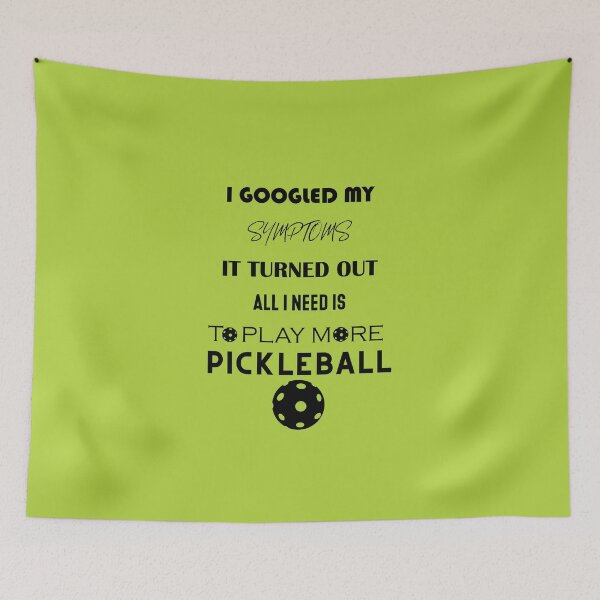 Item preview, Pickleball - funny  black on green designed and sold by EvieWoj.