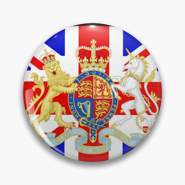 Item preview, Black UK coat of arms flag designed and sold by AidanMDesigns.