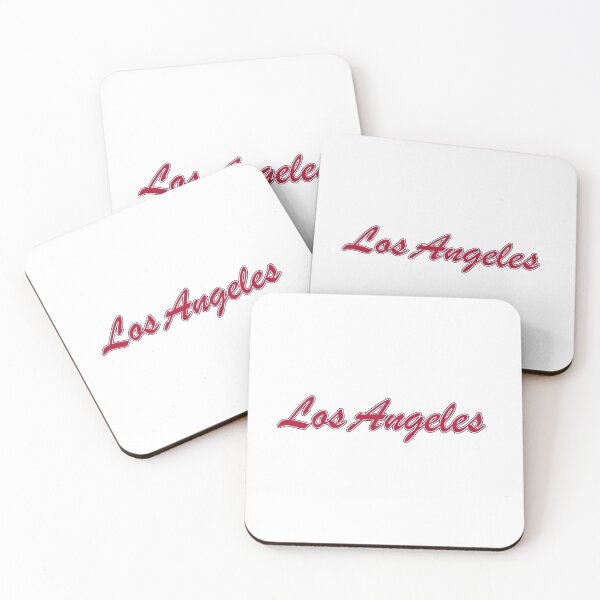 Artikelvorschau, Baseball Fan of Los Angeles Red and Blue on White entworfen und verkauft von gkillerb.