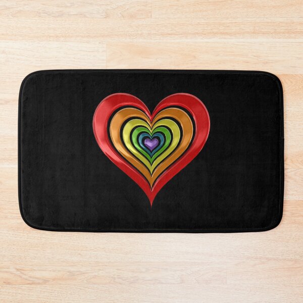 Item preview, Pretty Rainbow Heart designed and sold by CoolDoodles.