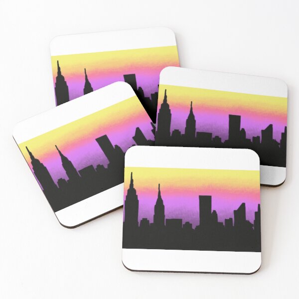 Item preview, sunset city designed and sold by Kindall's Stickers.