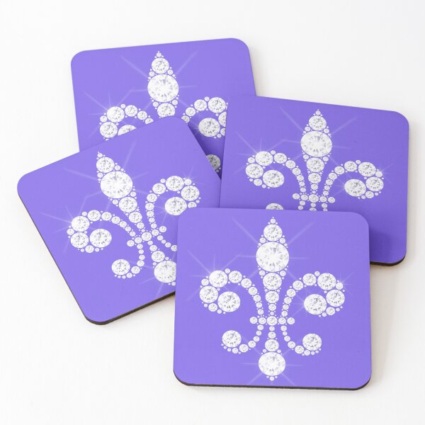 Item preview, Fleur-De-Lys Diamonds on Royal Blue designed and sold by WisdomInspired.