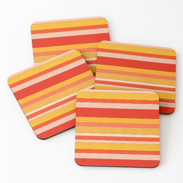 Item preview, Abstract orange striped designed and sold by Abstractlara.
