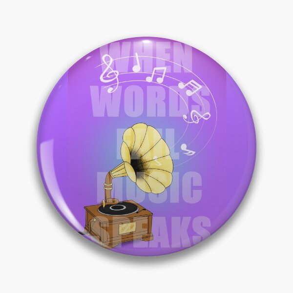 Item preview, When Words Fail Music Speaks designed and sold by DesignsBySaxton.