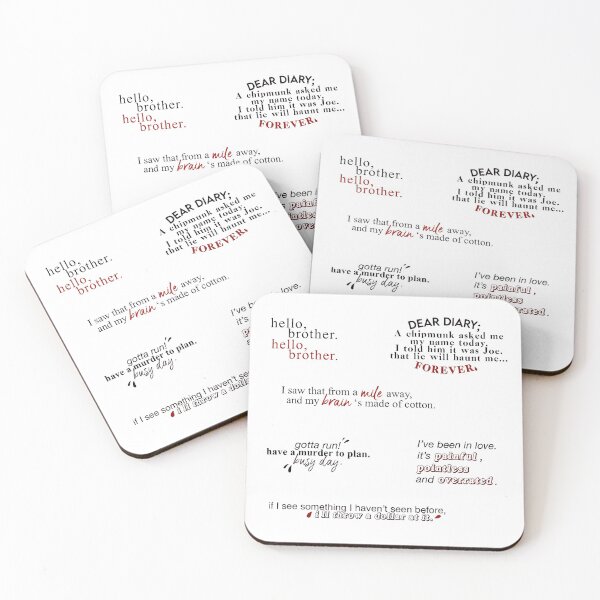 Item preview, Damon Quotes Sticker Pack (TVD) designed and sold by mariasaesthetic.