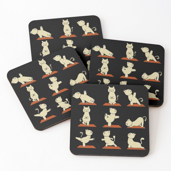 Item preview, Yoga Cats In All Positions Gift Idea designed and sold by AxzoGerman.