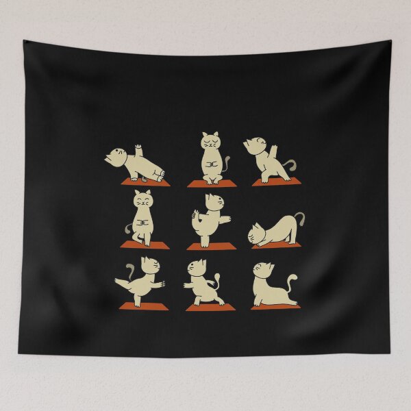 Item preview, Yoga Cats In All Positions Gift Idea designed and sold by AxzoGerman.
