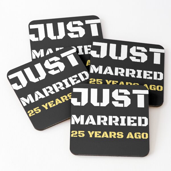 Item preview, Just Married 25 Years Ago designed and sold by hasnimed.