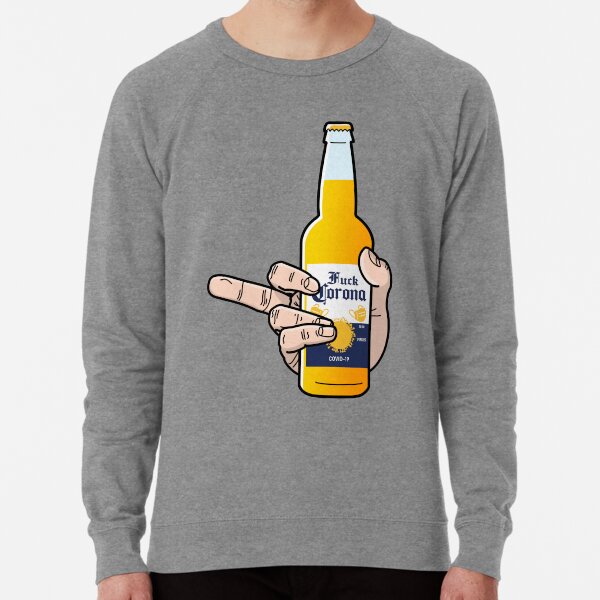 Middle Finger to the Virus Lightweight Sweatshirt