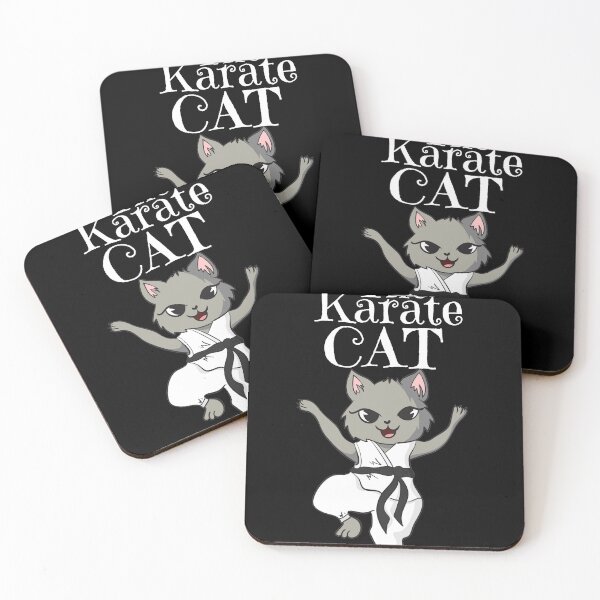 Item preview, Karate Cat Gift Idea For Athletes With Cat designed and sold by AxzoGerman.