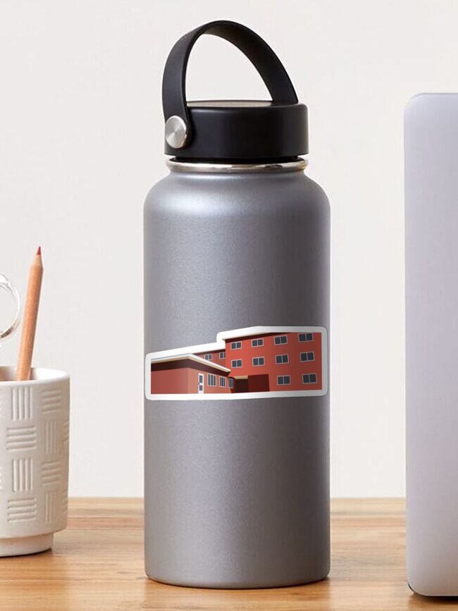 Red Bricks Dorms Cal Poly Sticker By Clairegrifff Redbubble