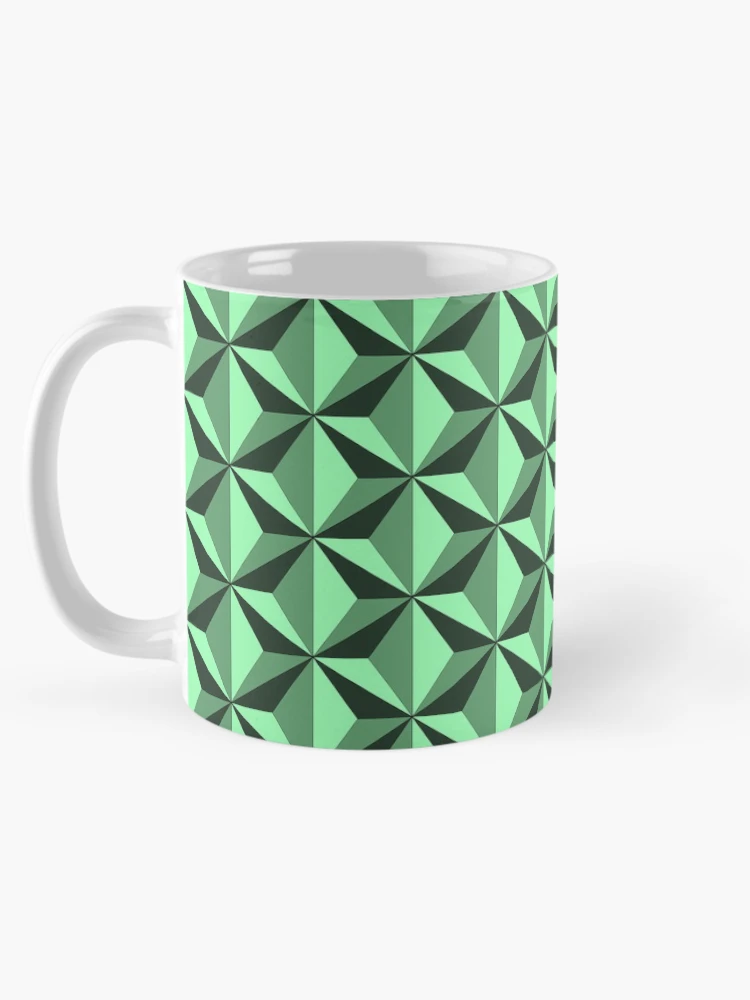 Thumbnail 5 of 6, Coffee Mug, Abstract mint pattern designed and sold by powerpointer.
