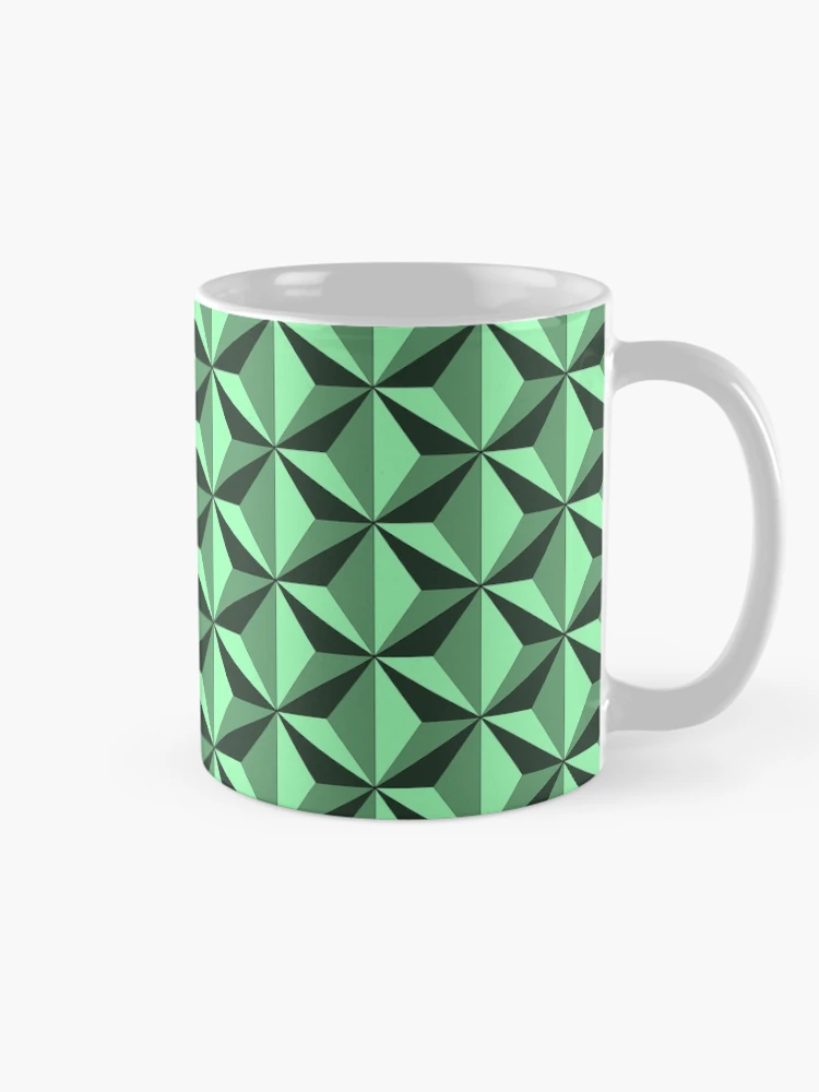 Thumbnail 3 of 6, Coffee Mug, Abstract mint pattern designed and sold by powerpointer.