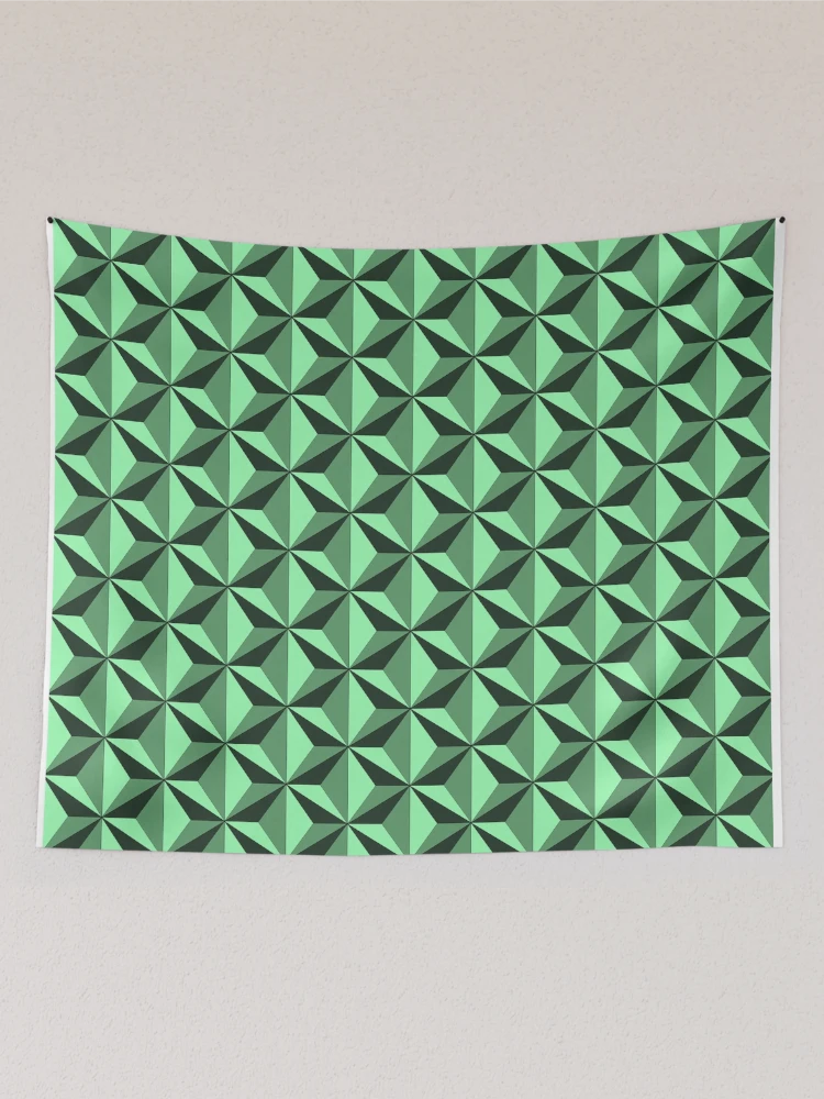 Thumbnail 2 of 3, Tapestry, Abstract mint pattern designed and sold by powerpointer.