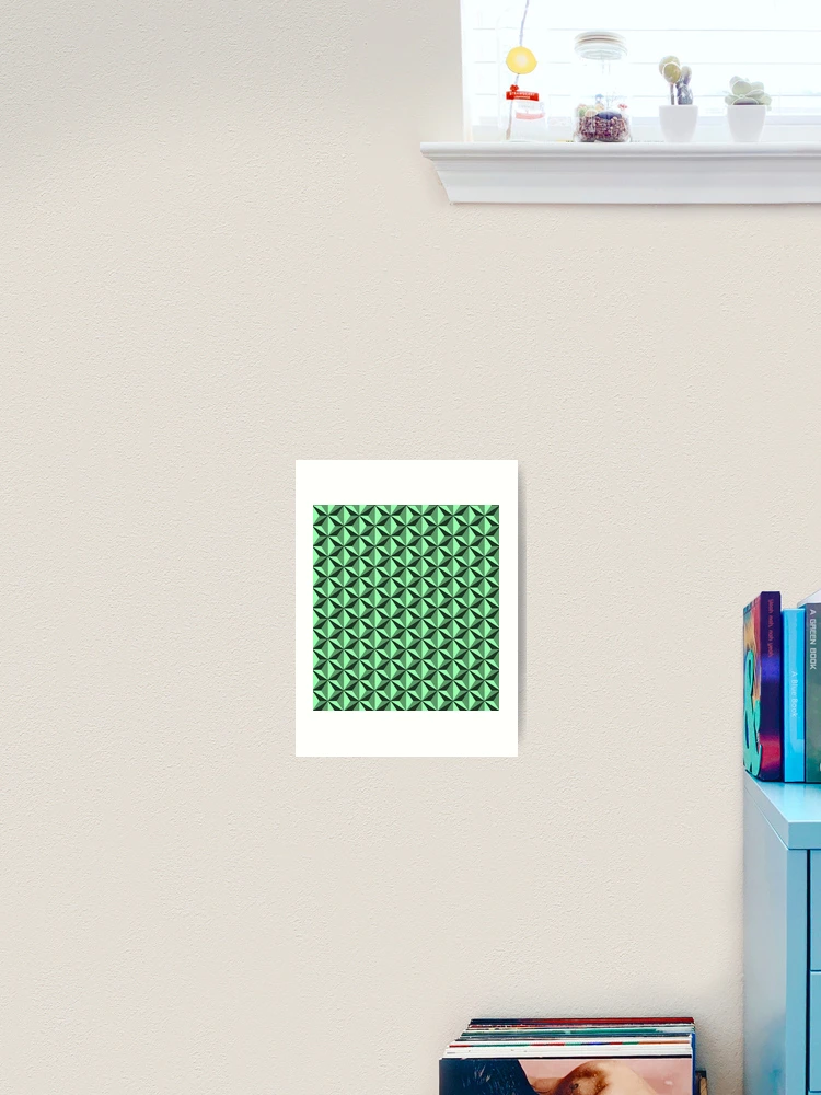 Thumbnail 2 of 3, Art Print, Abstract mint pattern designed and sold by powerpointer.